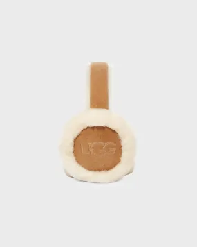 Ugg   Earmuffs W Embroidered Brown ONESIZE 